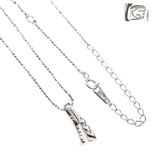 セイコー K18WG ダイヤモンド ペンダントネックレス 0.35ct — セルビー