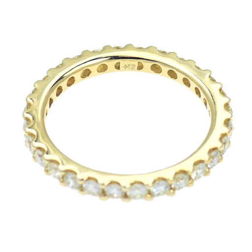 GSTV K18YG ダイヤモンド リング 1.10ct フルエタニティ — セルビー