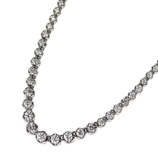 Pt850 ダイヤモンド ネックレス 5.00ct テニス