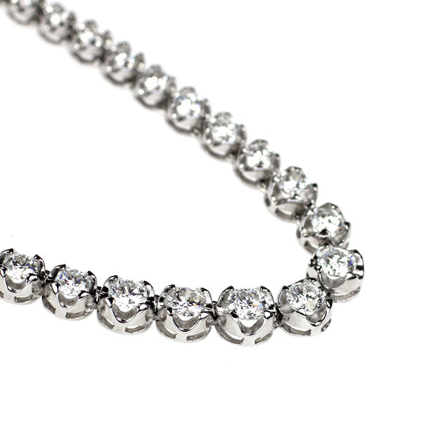 Pt850 ダイヤモンド ネックレス 5.00ct テニス