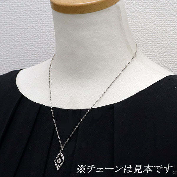 Pt700/ Pt850 オールドカット ダイヤモンド ペンダントトップ ヴィンテージ製品【ヒスコレ】
