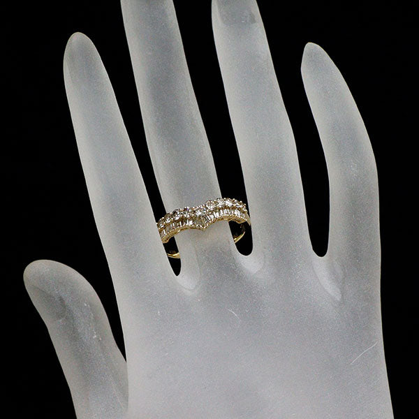 K18YG ダイヤモンド リング 0.83ct