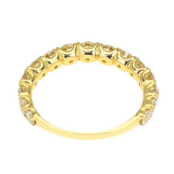K18YG ダイヤモンド リング 2.00ct  セミエタニティ