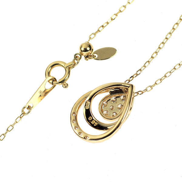 K18YG ダイヤモンド ペンダントネックレス 0.21ct