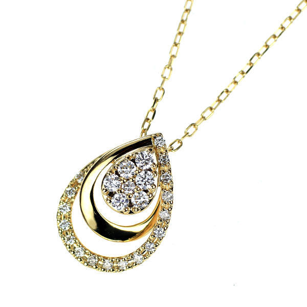 K18YG ダイヤモンド ペンダントネックレス 0.21ct