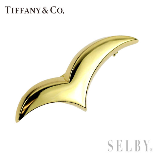 ティファニー K18YG ブローチ シーガル — セルビーオンラインストア