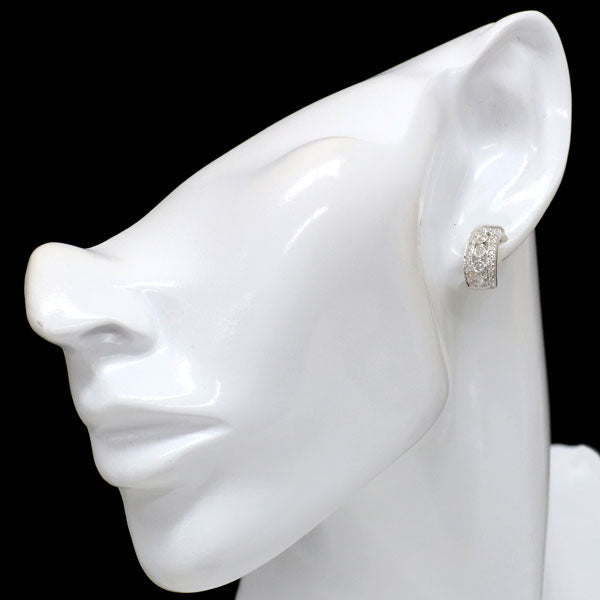 K18WG ダイヤモンド ピアス 0.35ct