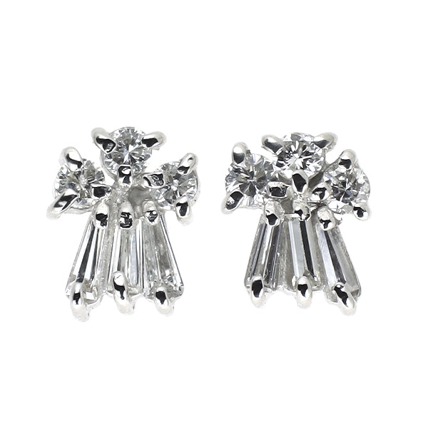 Pt900 ダイヤモンド ピアス 0.26ct