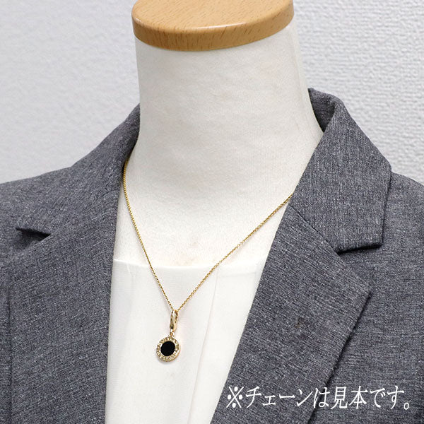 ブルガリ K18YG オニキス チャーム ブルガリブルガリ