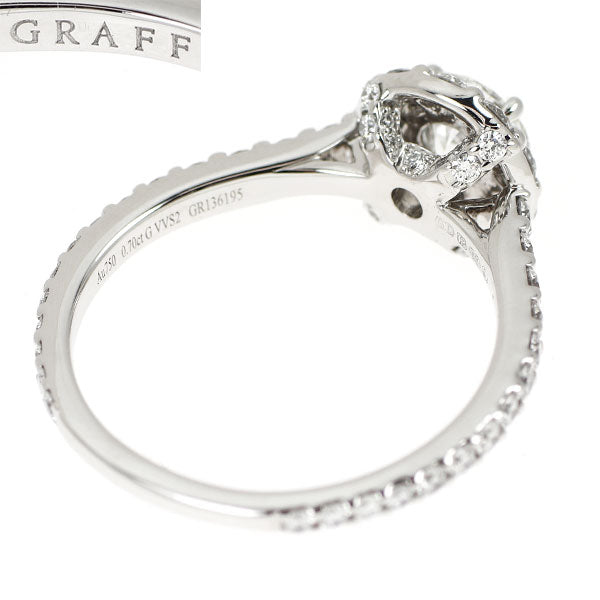 グラフ K18WG ダイヤモンド リング 0.70ct G VVS2 EX