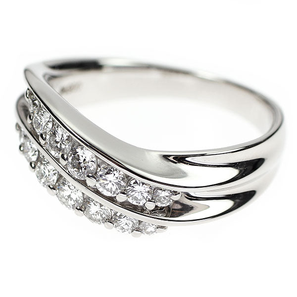 モニッケンダム Pt900 ダイヤモンド リング 0.65ct ミルキーウェイ