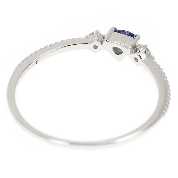 新品 希少 Pt950 アメリカ サンベニト産 ベニトアイト ダイヤモンド リング 0.135ct 0.07ct【エスコレ】