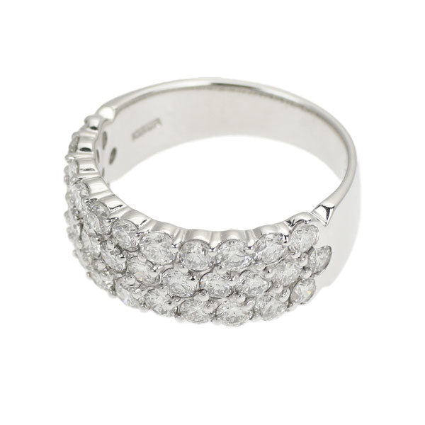 K18WG ダイヤモンド リング 2.00ct パヴェ
