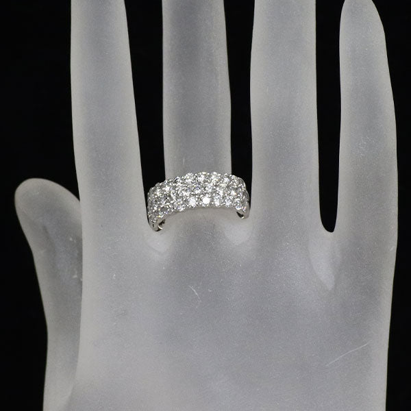 K18WG ダイヤモンド リング 2.00ct パヴェ