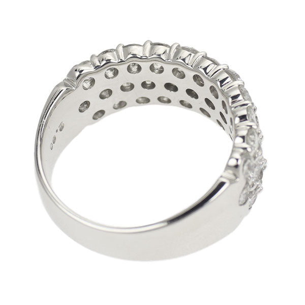 K18WG ダイヤモンド リング 2.00ct パヴェ