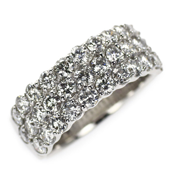 K18WG ダイヤモンド リング 2.00ct パヴェ