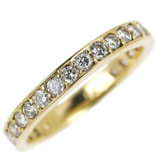 K18YG ダイヤモンド リング 0.60ct セミエタニティ