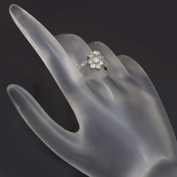 Pt900 ダイヤモンド リング 1.51ct フラワー