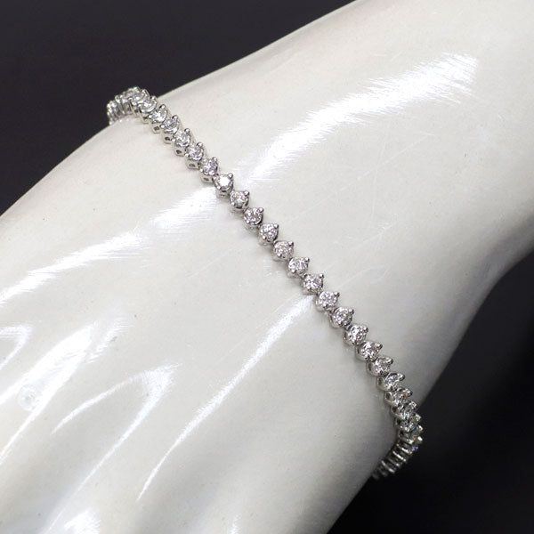 Pt900 ダイヤモンド ブレスレット 1.85ct テニス