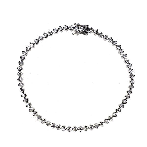 Pt900 ダイヤモンド ブレスレット 1.85ct テニス