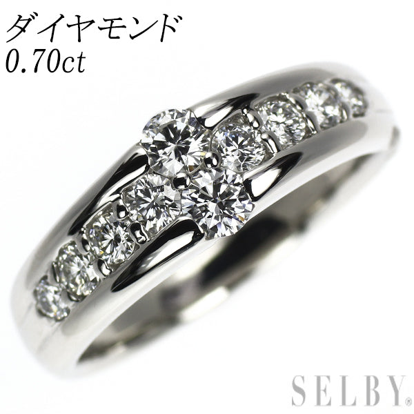 Pt900 ダイヤモンド リング 0.70ct