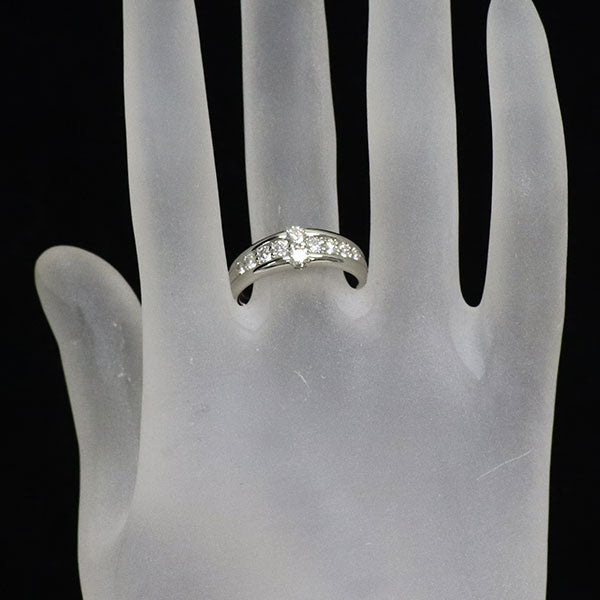 Pt900 ダイヤモンド リング 0.70ct