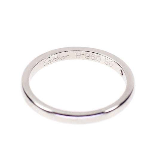 ⚪︎Cartier カルティエ バンド リング ダイヤ PT950 9号 中古】 カルティエ CARTIER Pt950 リング 指輪 ダイヤモンド 9号