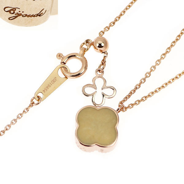 Bijoude/ビジュード K18PG ダイヤモンド ペンダントネックレス 0.353ct D0.08ct ボヌール