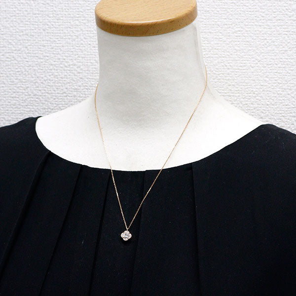 Bijoude/ビジュード K18PG ダイヤモンド ペンダントネックレス 0.353ct D0.08ct ボヌール