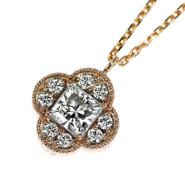 Bijoude/ビジュード K18PG ダイヤモンド ペンダントネックレス 0.353ct D0.08ct ボヌール