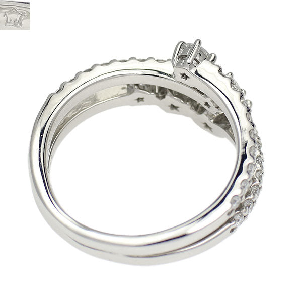 wish upon a star Pt900 ダイヤモンド リング 0.87ct D0.43ct