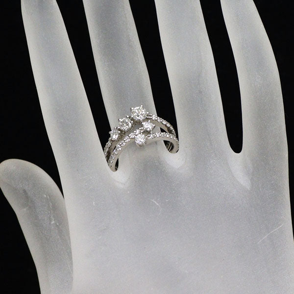 wish upon a star Pt900 ダイヤモンド リング 0.87ct D0.43ct