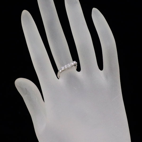 和光 Pt900 ダイヤモンド リング 0.50ct V字