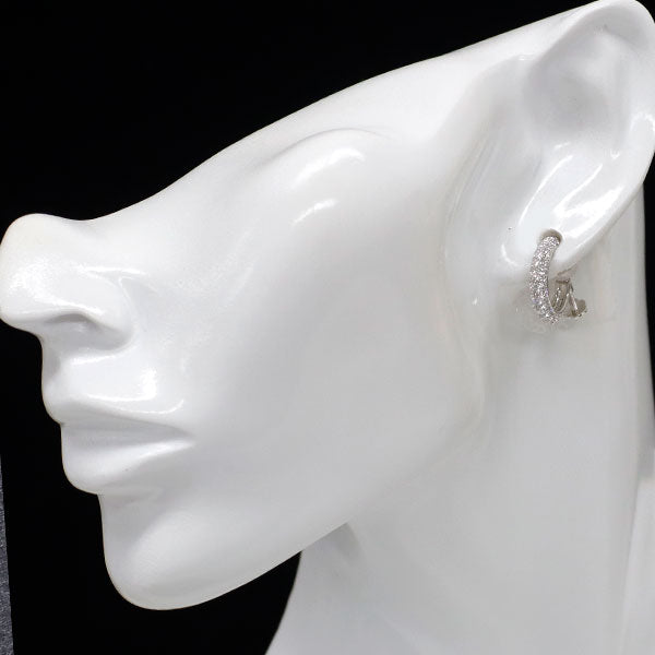 ギメル Pt950 ダイヤモンド イヤリング 1.637ct