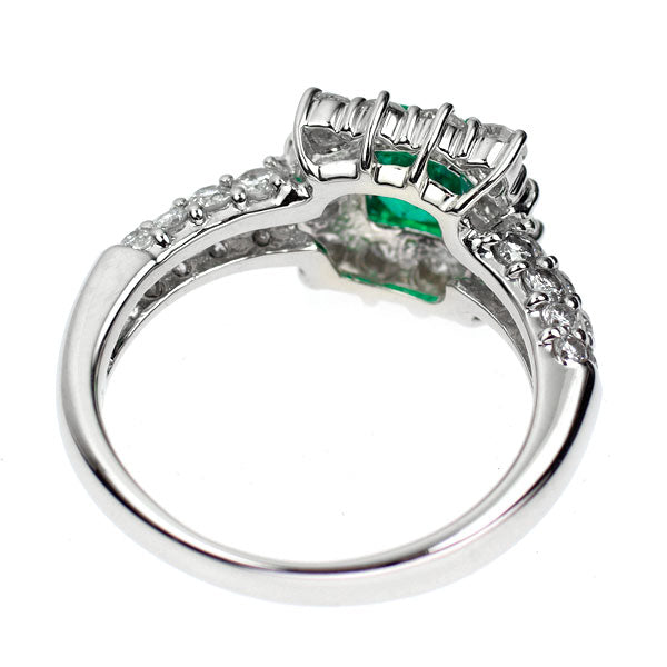pt900リング エメラルド 6.2カラット Pt900 エメラルド ダイヤモンド リング 0.58ct D1.19ct — セルビー