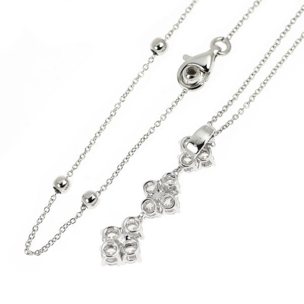 K18WG H＆C ダイヤモンド ペンダントネックレス 1.25ct