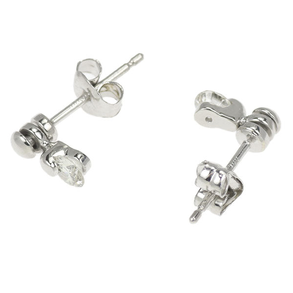 Pt900 ダイヤモンド ピアス 0.30ct 一点留め — セルビー