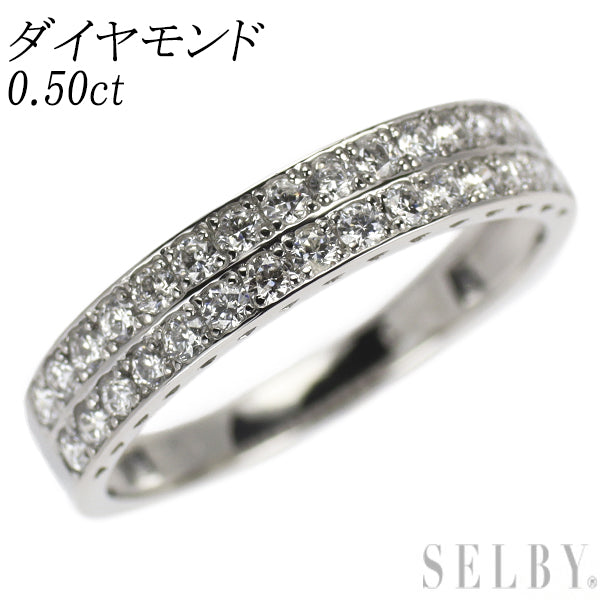 Pt950 ダイヤモンド リング 0.50ct