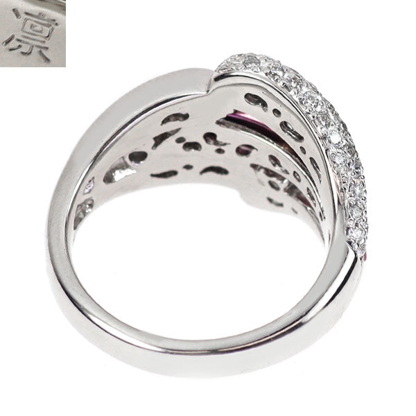 シーリン K18パープルゴールド/Pt900 ダイヤモンド リング 0.47ct