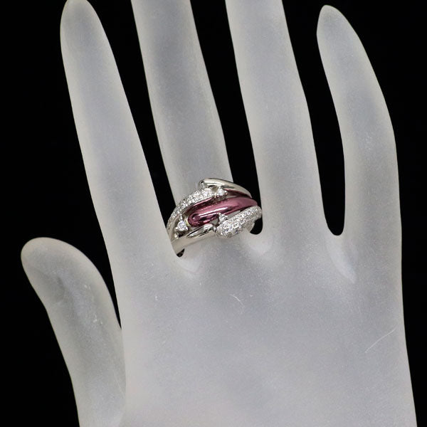 シーリン K18パープルゴールド/Pt900 ダイヤモンド リング 0.47ct