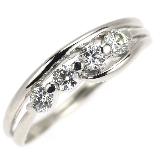 K18WG H&Cダイヤモンド リング 0.30ct