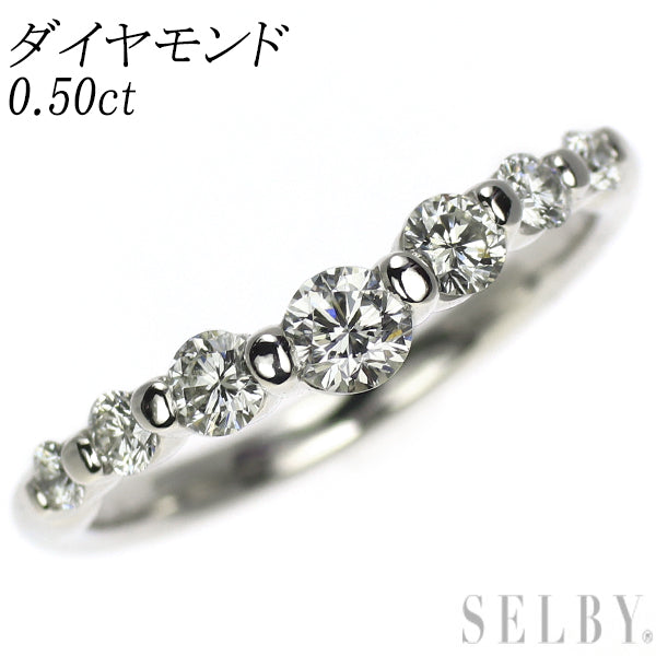 Pt900 ダイヤモンド リング 0.50ct