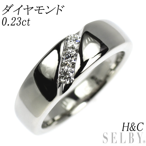 Pt900 H&Cダイヤモンド リング 0.23ct — セルビーオンラインストア 