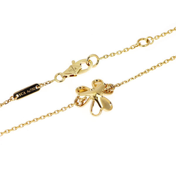 ヴァンクリーフ＆アーペル K18YG エメラルド ブレスレット フリヴォル  