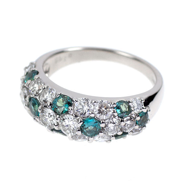希少 Pt900 アレキサンドライト ダイヤモンド リング 0.93ct D1.68ct