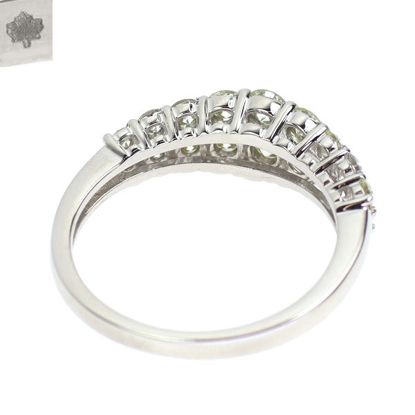 カナディアンダイヤ Pt950 ダイヤモンド リング 0.80ct