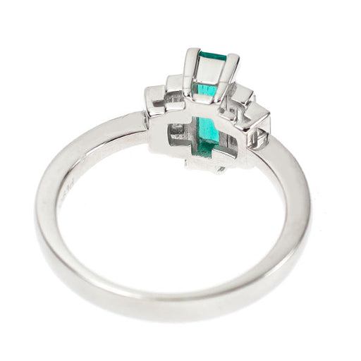 直ちゃん TN⑥コーヒー Pt900 エメラルド リング まとめ エメラルド 1.23ct OV PTリング～コロンビア産！ – AYAKO