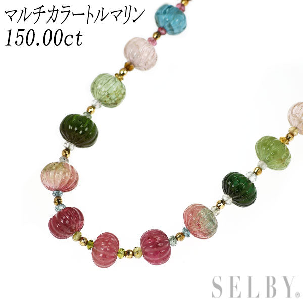 トルマリン ネックレス マルチカラー