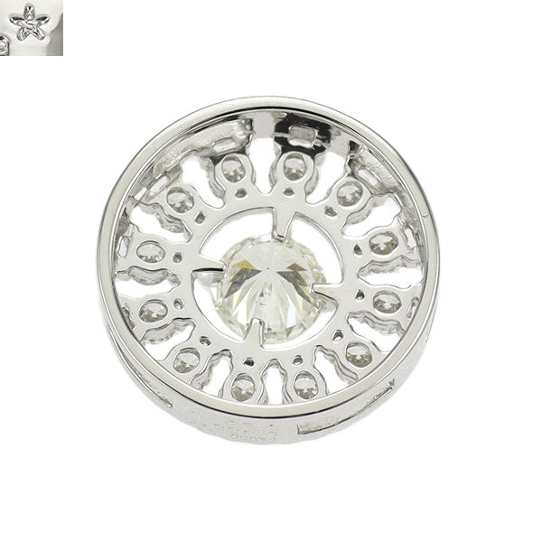 GINZA TANAKA/田中貴金属 Pt900 H＆C ダイヤモンド ペンダントトップ