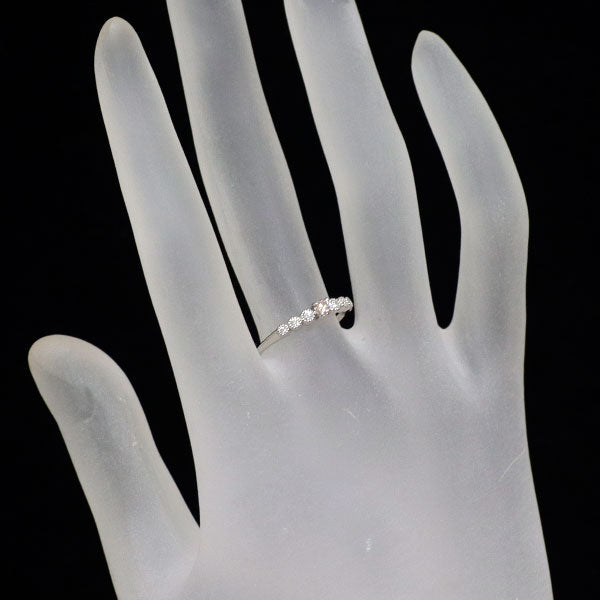 新品 希少 Pt950 天然ピンク ダイヤモンド リング 0.100ct VLP SI1 D0.06ct 【エスコレ】